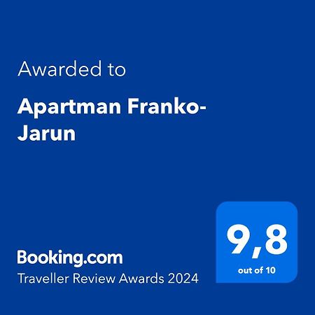 Apartman Franko- Jarun Zagreb Exteriör bild